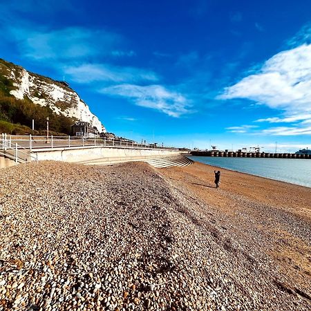 Flat 4 Marine Parade House, 1 East Cliff- Next To Dover Port, White Cliffs, Beach, Castle 外观 照片