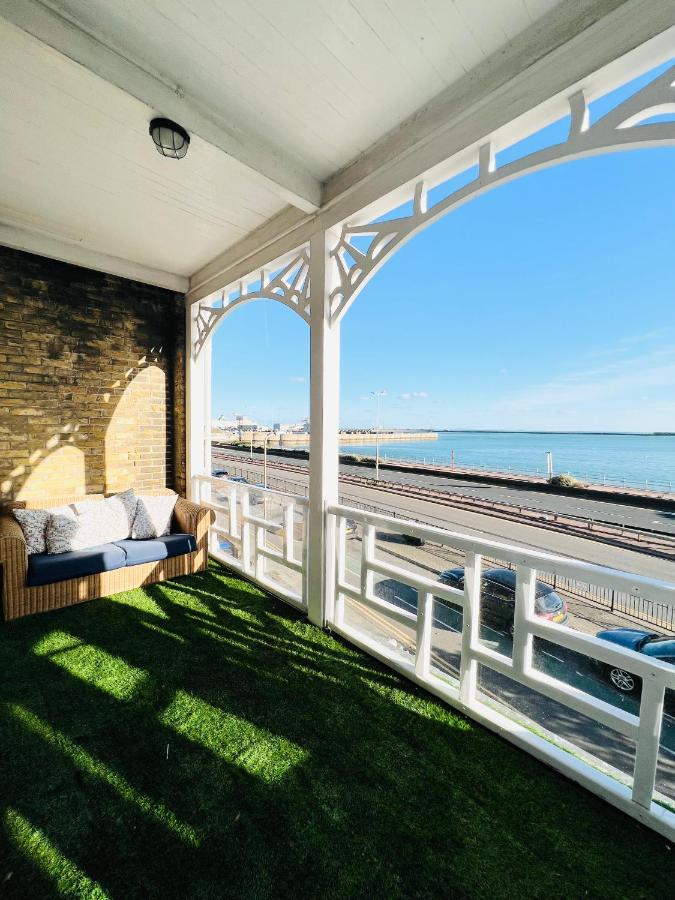 Flat 4 Marine Parade House, 1 East Cliff- Next To Dover Port, White Cliffs, Beach, Castle 外观 照片